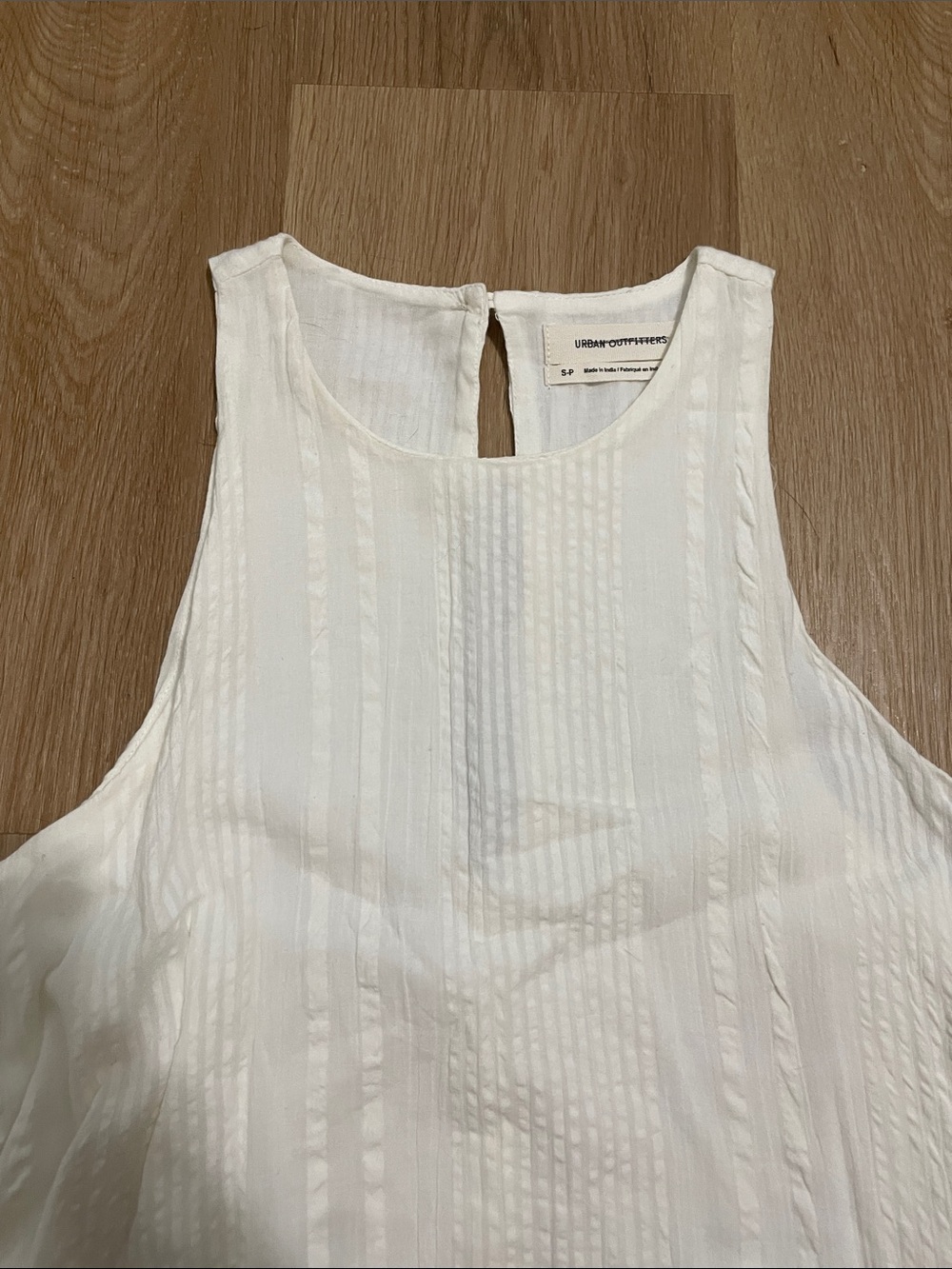 Urban Outfitters Cream Cotton Mini Dress - Picture 2 of 4
